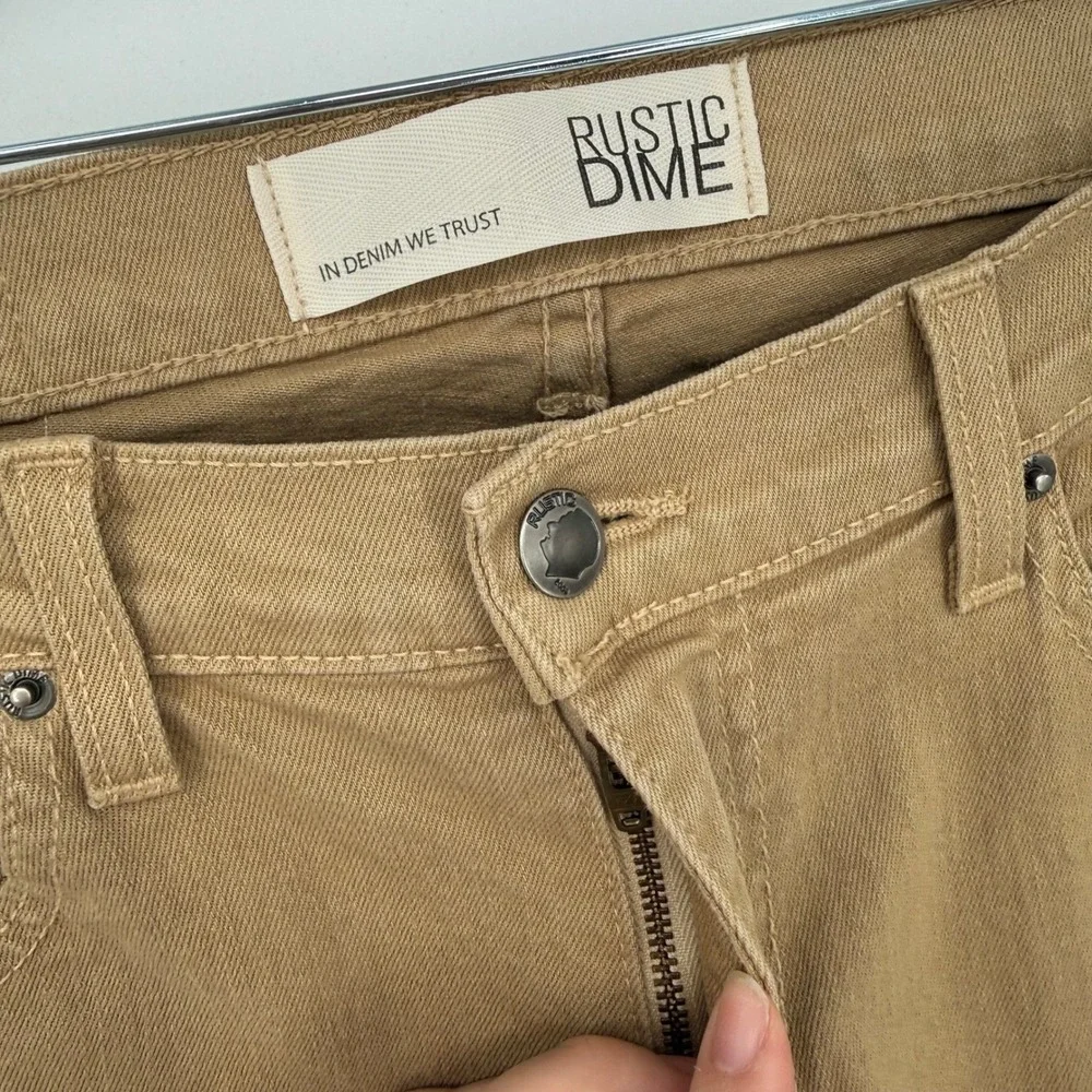 RUSTIC DIME‎ SLIM FIT TAN JEANS SIZE 36